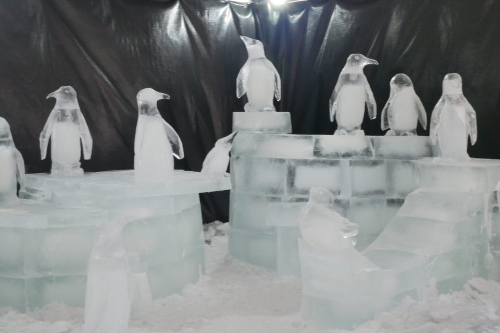 Ledové sochy na Pustevnách 2021