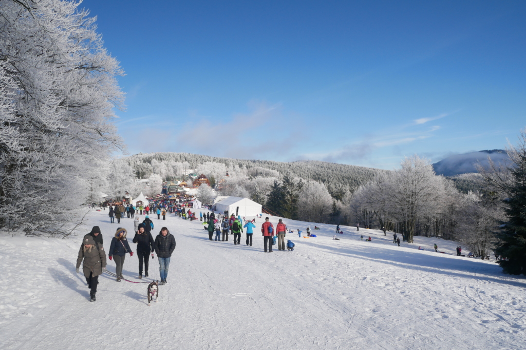 Ledové sochy na Pustevnách 2022