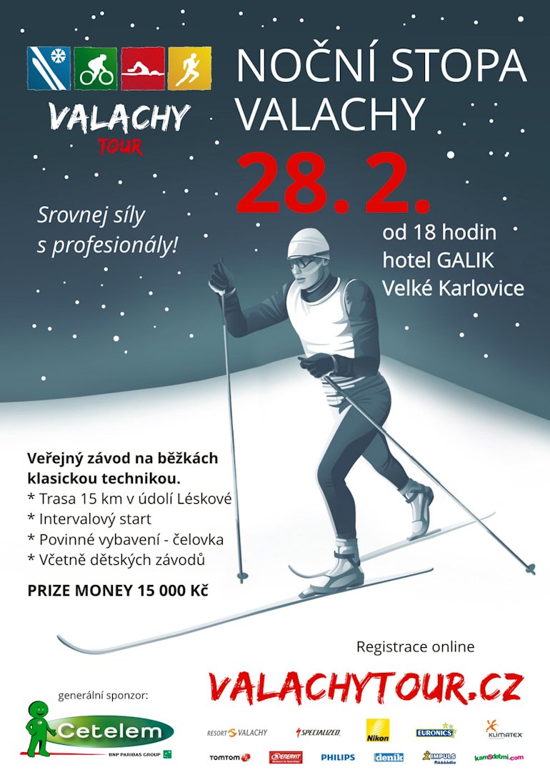 Plakát noční stopa Valachy