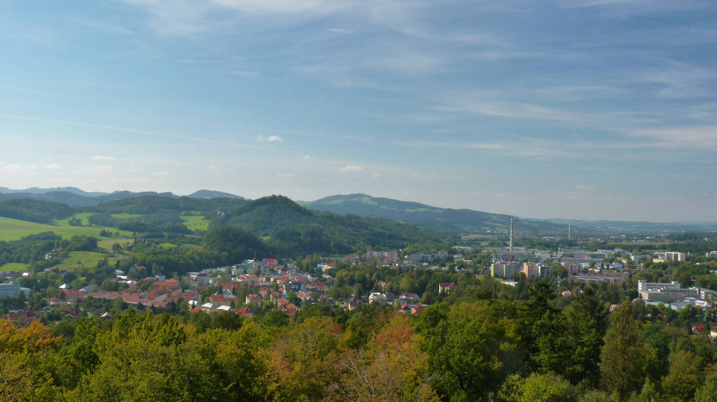Výhled z Jurkovičovy rozhledny